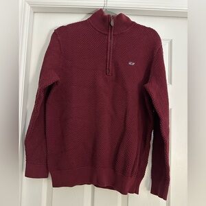 Vineyard Vines cotton 1/4 zip sweater
